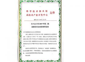 榮獲高新技術(shù)企業(yè)資質(zhì)